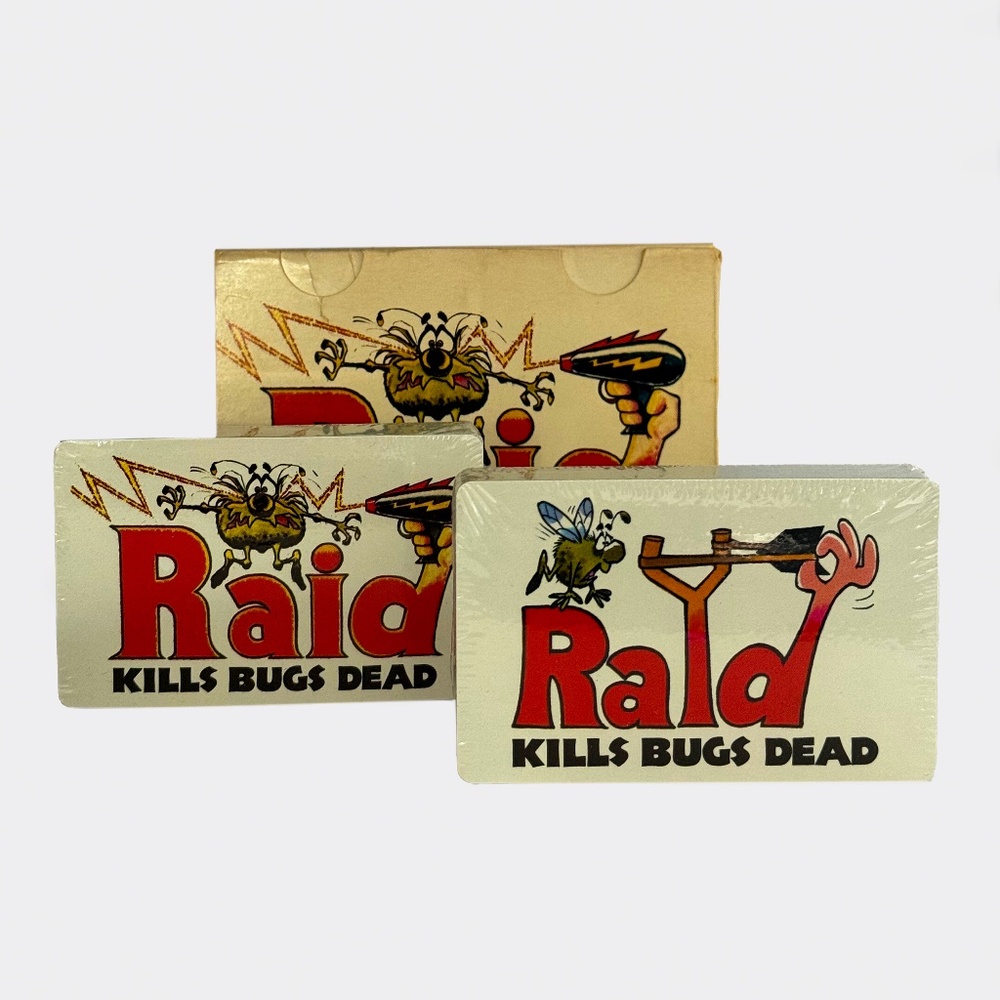 Vintage RAID Playing Cards